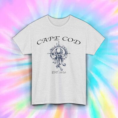 Cape Cod T-Shirt | Est. 1620 Kraken Graphic Tee | Nautical Design