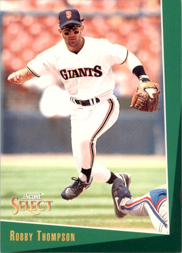 1993 Select Robby Thompson San Francisco Giants #139 Baseball Card
