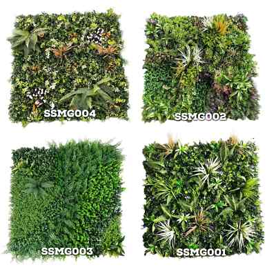 Große 100cm x 100cm Pflanze Kunstwände Hecke Gras Zaun Laub Panel Deko