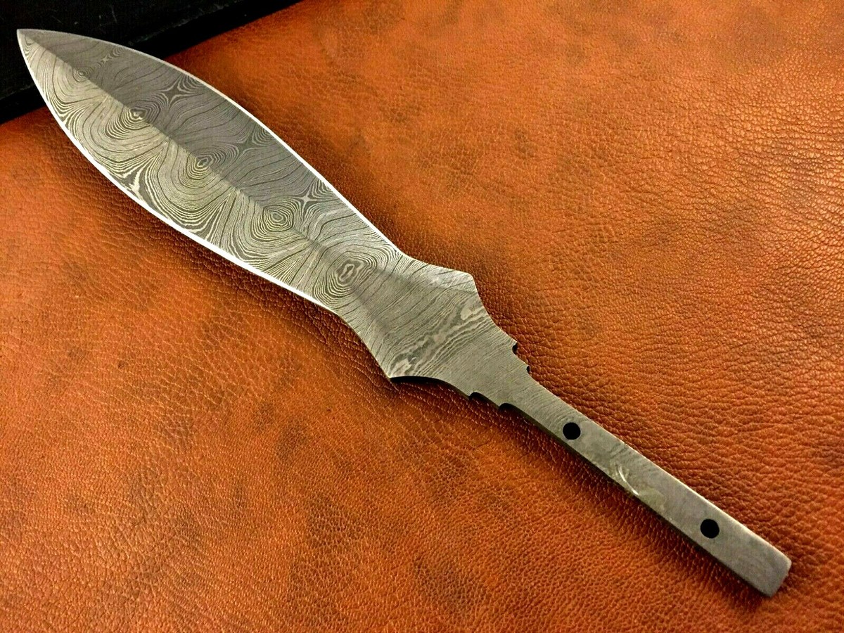 Handmade Pattern Welded Damascus Steel Dagger Blade Blank Handmade Pattern Welded Damascus Steel Dagger Blade Blank