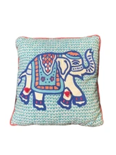 Throw Pillow Decorative Embroidered Colorful Beaded Home Decor Unbranded