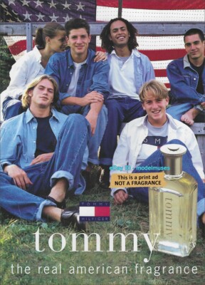 TOMMY HILFIGER Fragrances 1-Page Magazine PRINT AD 1995 JASON SHAW