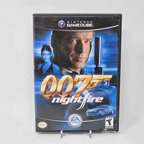 007 James Bond: NightFire (Nintendo GameCube) Black Label CIB COMPLETE & TESTED