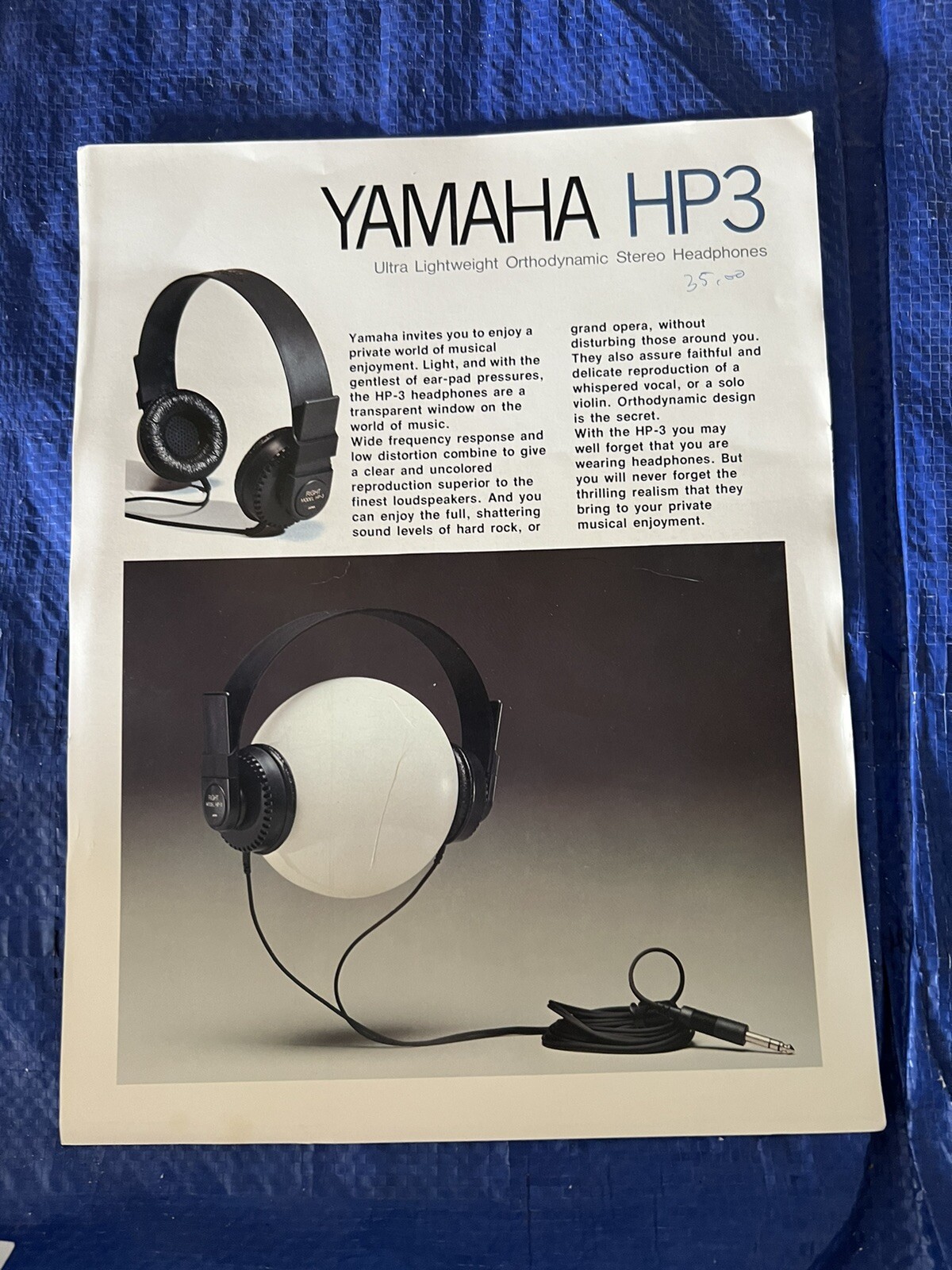 Yamaha HP-3 vintage audio equipment - eBay listing photo 1