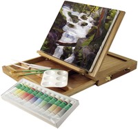 Art Advantage Wood Art Box Easel Paint Set , New, Free Shipping on sale Art Advantage Wood Art Box Easel Paint Set , New, Free Shipping on sale