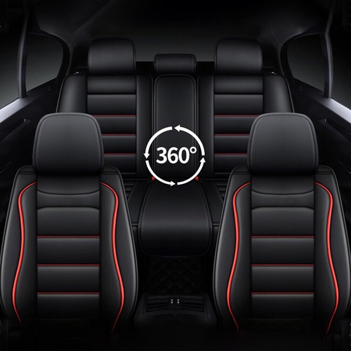 Car Front&Rear Cushion 5 Seat Covers PU Leather For Buick Encore GX 2020-2024 - Picture 25 of 30