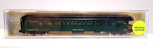 MODEL POWER 'N' SCALE RONALD REAGAN PASSENGER CAR knuckle coupler 88634 New - Foto 1 di 7