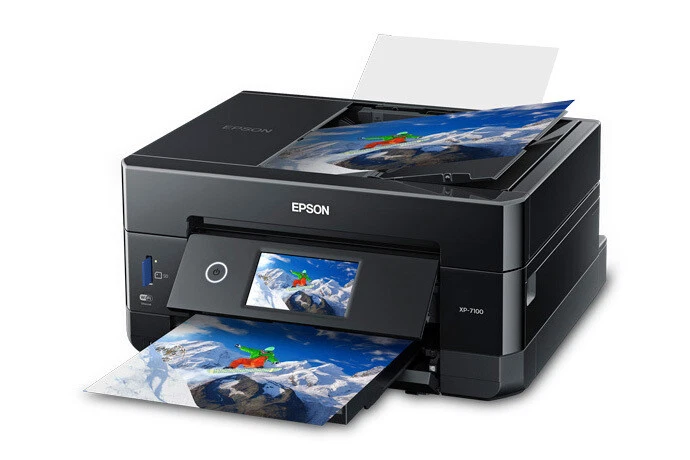 Epson Expression Premium XP-7100 Wireless Color Photo Printer - Black - Image 3 of 4