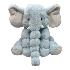 Baby Ganz Collection Blue Jellybean Elephant Stuffed Animal Toy Floppy Soft 14