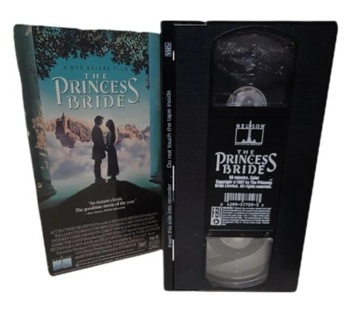 The Princess Bride VHS FIRST PRINT Cary Elwes Andre The Giant Barcode On Side! - Image 4 of 4