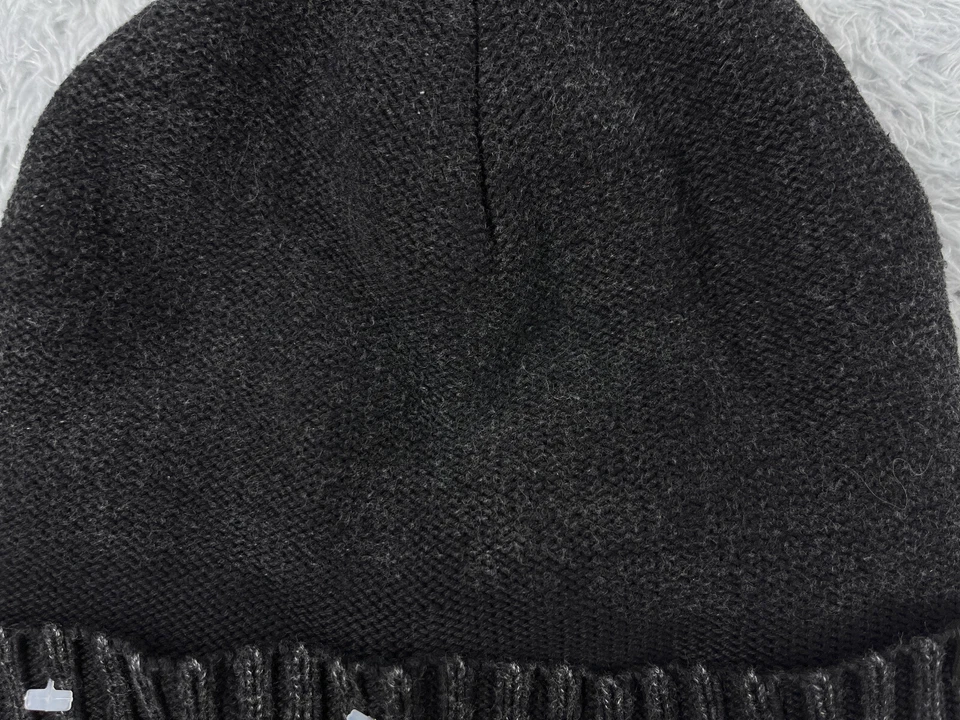 Levi's Beanie Toque Adulto Talla Única Gris Oscuro Tejido Algodón Mezcla de Poli Forrado Esquí Foto 3 de 4