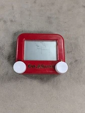 Mni Pocket Sized Etch A Sketch Toy Portable 3” Tall Travel Size