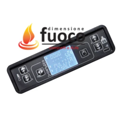 ÉCRAN LCD MICRONOVA POUR POÊLES À PELLETS RAVELLI ECOTECK KARMEK ONE CADEL 0011