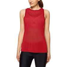 LORNA Jane NWT Superfine Active Muscle Tank Top in Dark Red Size Medium