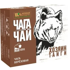 Natural Chaga Tea "The Master of the Taiga"  100 tea bags