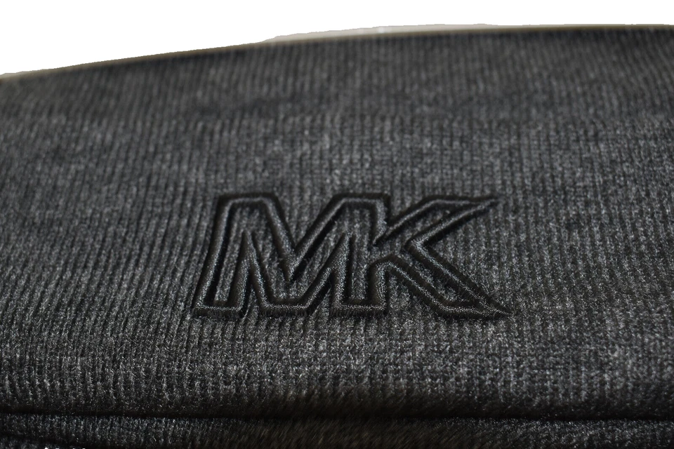 Michael Kors Para hombres 2 Piezas MK Contorno Tejido Gorro Sombrero y Bufanda Conjunto Gris Nuevo Con Etiquetas Foto 2 de 4