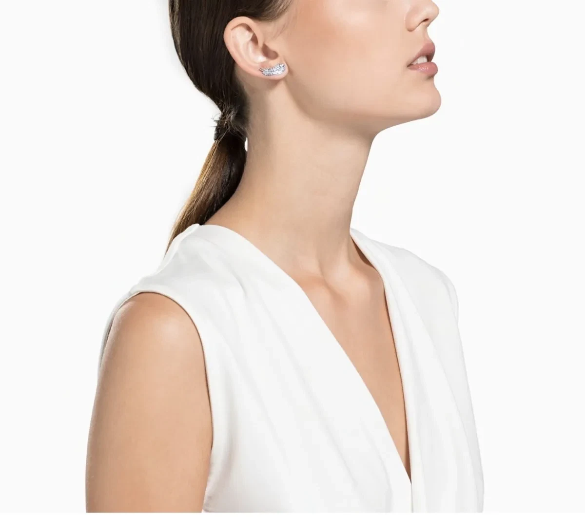 Stud earrings shop swarovski crystals