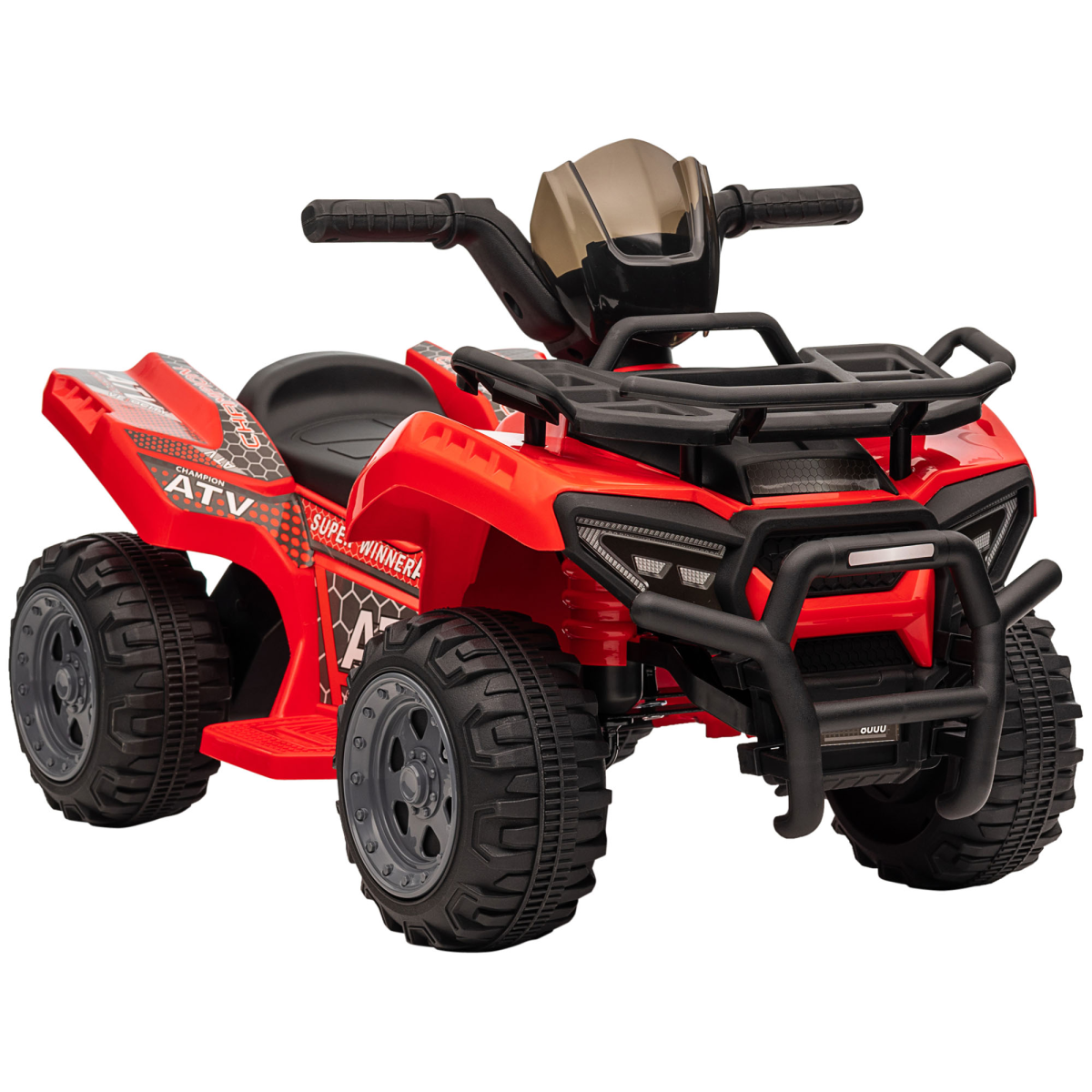 6v Kids Electric Ride On Car Toddler Quad Bike Atv for Month Red - Image 2