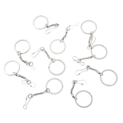 10 Stck. Herren Metall Schnalle Gürtelclip Schlaufe Schlüsselanhänger