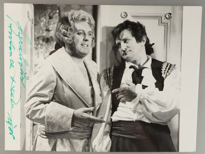 Autograph Dutch Opera Singer Anton de Ridder Scene Photo 1986 (148517)
