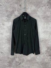 Dolce & Gabbana GOLD Shirt Faded Black Mens Size 41/16 M