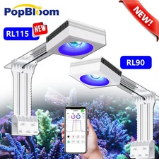 PopBloom RL90 RL115 LED Reef Light 24" Reef Aquarium Lighting for SPS LPS Corals