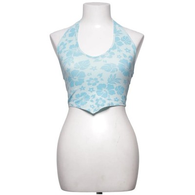 ASOS Design, Neckholder Top, Größe: 34, Blau/Mehrfarbig, Baumwolle/Elasthan #aWx