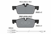 Bremsscheiben-BremsbeläGe-Kit Textar 2522204 Peugeot 1647863080