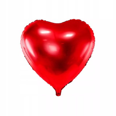 5902230792227 Balon serce PartyDeco FB23M-007 czerwony 61 cm PartyDeco