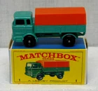 VINTAGE MATCHBOX SERIES 1-75 LESNEY NO. 1E MERCEDES BENZ LORRY TRUCK - 1968- NIB