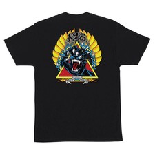 SANTA CRUZ NATAS SCREAMING PANTHER Men's S/S T-Shirt - Black - Small - NWT