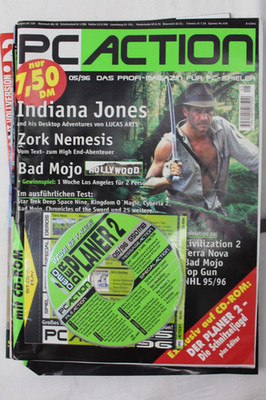PC Action 05/96 Mai 1996 mit CD Rom Zeitschrift Heft Computer Broschüre