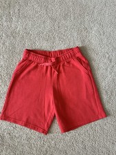 Cat  Jack Kids Boys Red Sweat Shorts With Elastic Waist Size Medium 8