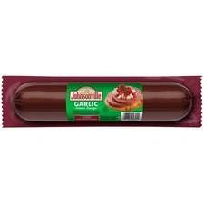 Johnsonville Garlic Summer Sausage 1/20oz, Great for Charcuterie and Cheese, ...