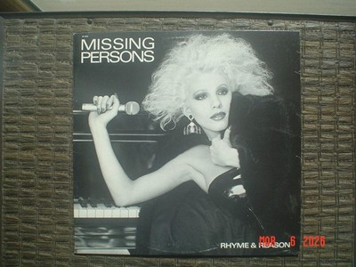 1984 MISSING PERSONS - RHYME & REASON LP - ST-12315 - CAPITOL RECORDS -VERY NICE