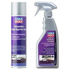 Cabrio Pflegeset LIQUI MOLY 1x Verdeckreiniger 1x Gewebe-Imprägnierung Bundle