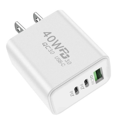 USB-Typ-C-Ladegerät PD 40W Schnelllade-Netzteil