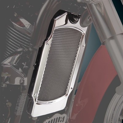 Show Chrome Mesh Radiator Grill #71-321 Kawasaki Vulcan 900 41-7457 1904-0054