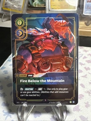 Ornn - Fire Below the Mountain SFD 189/221 Rare Spiritforged Riftbound NM