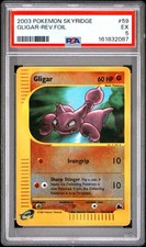 PSA 5 2003 Skyridge Gligar REVERSE Holo Foil 59/144 WOTC E-Reader Pokemon on eBay