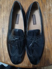 Johnson And Murphy OPTIMA Cap Toe Oxford Men’s Shoes Size 13 Black. Made In USA.