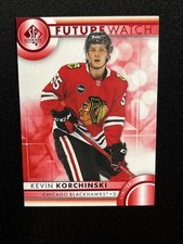 23-24 UD SP Authentic Hockey Red Limited Future Watch 153 Kevin Korchinski