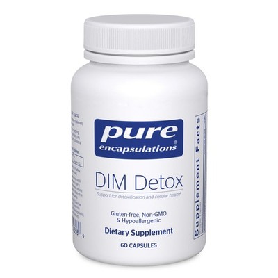 Dietary Supplement DIM Detox 60 Capsules Cellular Health Pure Encapsulations