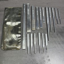 Craftsman Usa Wf 43038 - 17 Piece Punch And Chisel Set - Excellent Craftsman Usa Wf 43038 - 17 Piece Punch And Chisel Set - Excellent