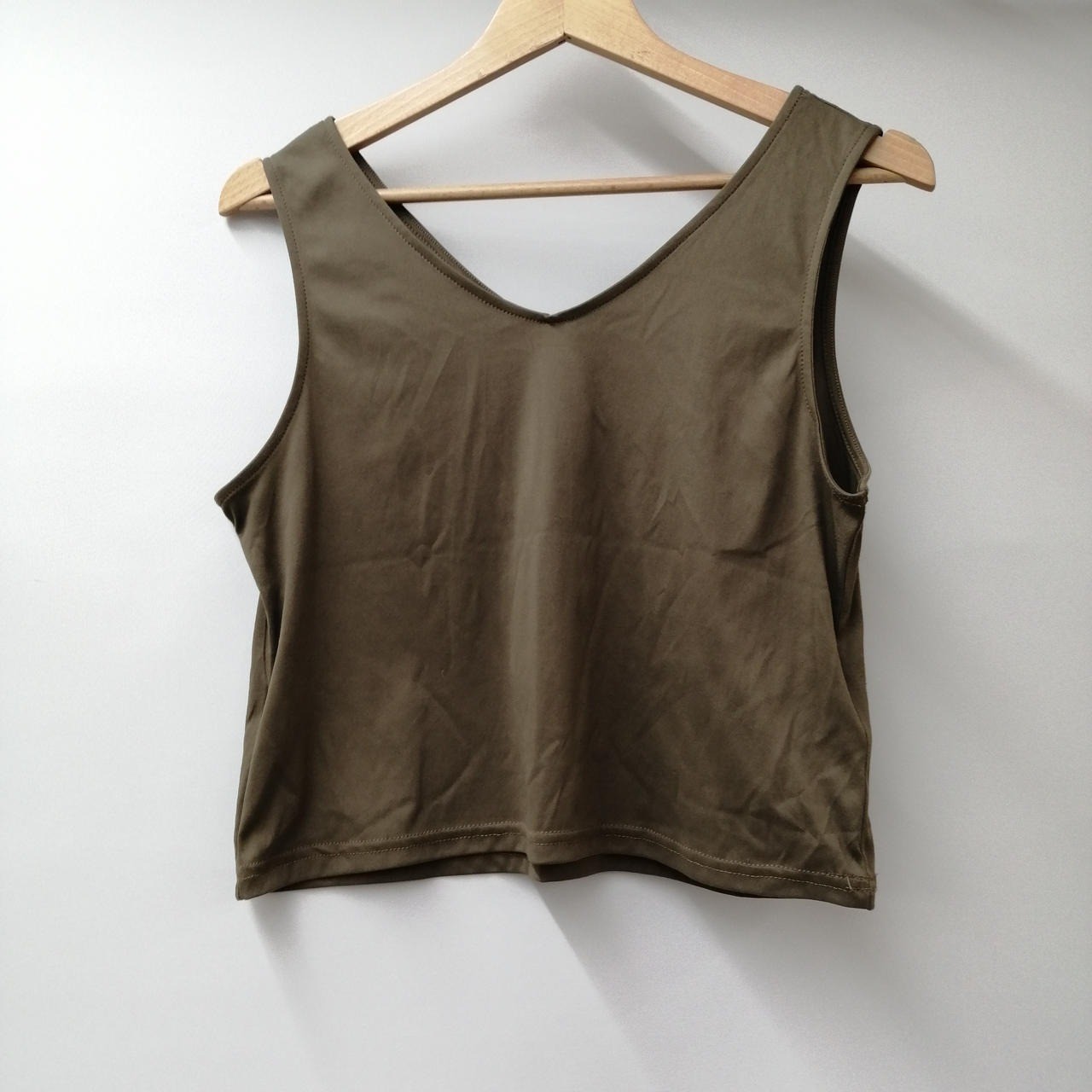 AMERI Sheer Blouse Size F Brown Used - image 5