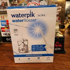 SEALED Waterpik Ultra Water Flosser NIB 6 Tips 10 Settings 3yr Warranty FREE SnH