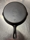 Griswold #8 Cast Iron Skillet Small Block Logo Erie Pa Early Handle 704 E