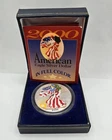 2000 American Eagle Silver Dollar 1oz Fine Silver in Full Color w/Box & COA