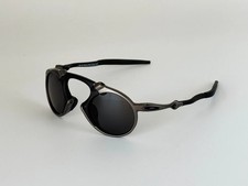 Oakley Madman OO6019 Polarized Sunglasses X-Metal Pewter Black Lens