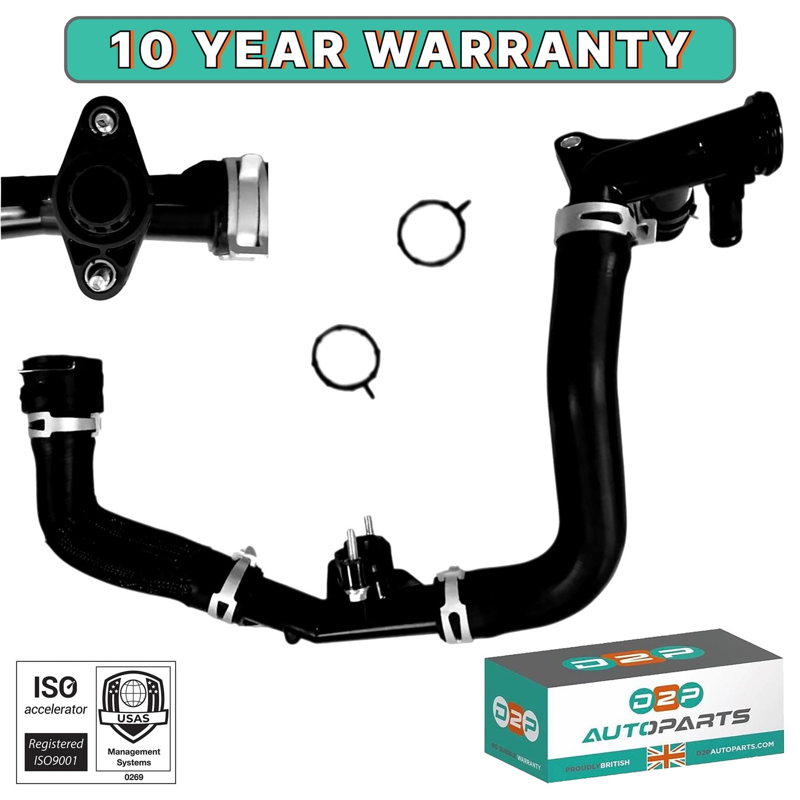 COOLANT WATER HOSE PIPE FOR TOYOTA PROACE , VAUXHALL COMBO (K9) 9804208380